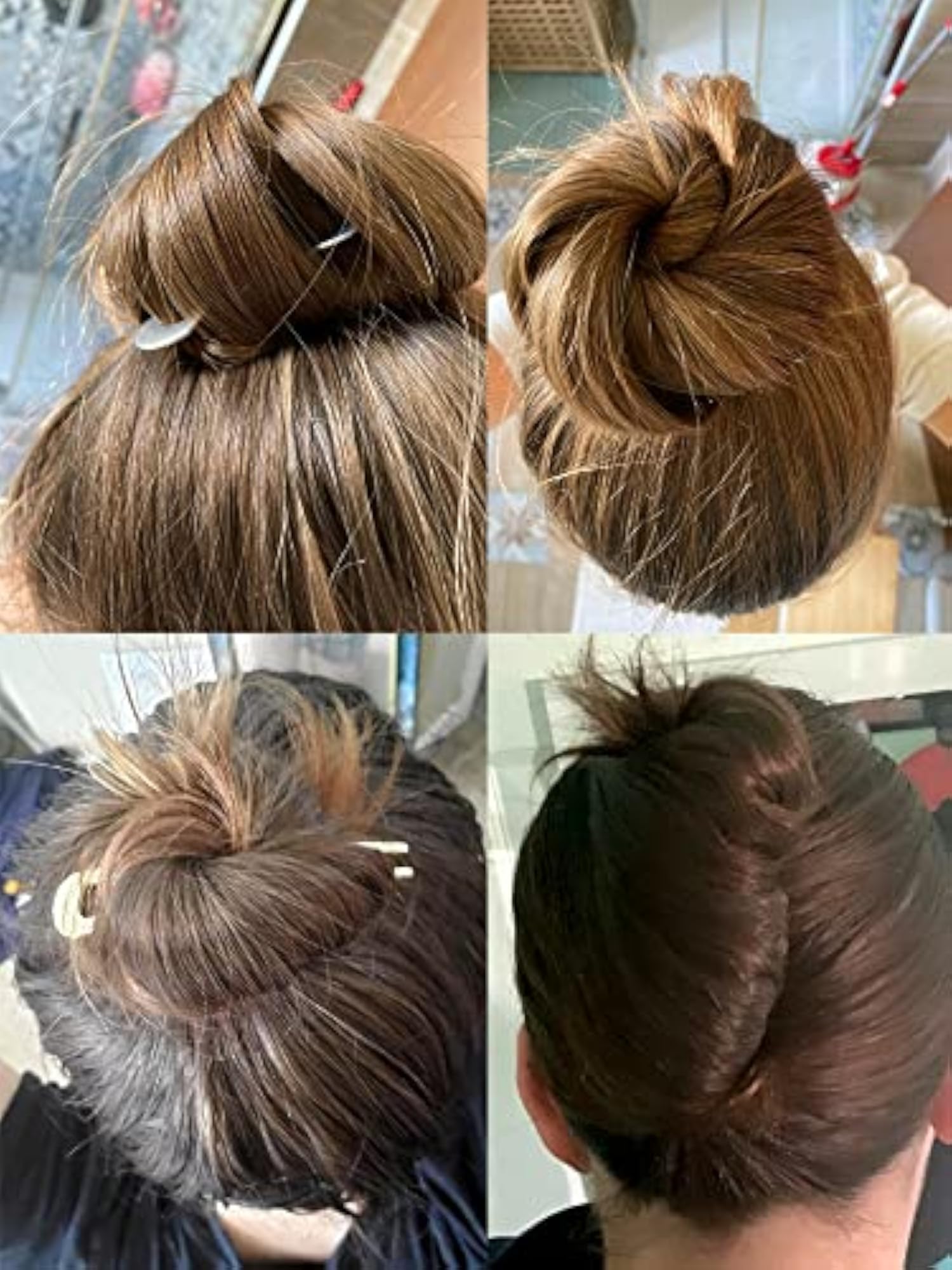 Simple U Shaped Metal Hair Pins, 2 Pieces