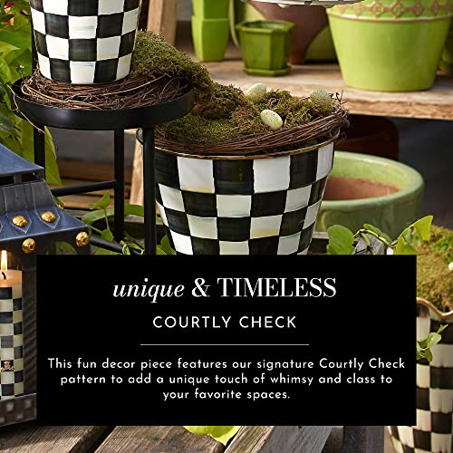 Mackenzie-Childs Courtly Check Tabletop Urn, Decorative Planter Vase For Table Decor And Home Decor #TOP2