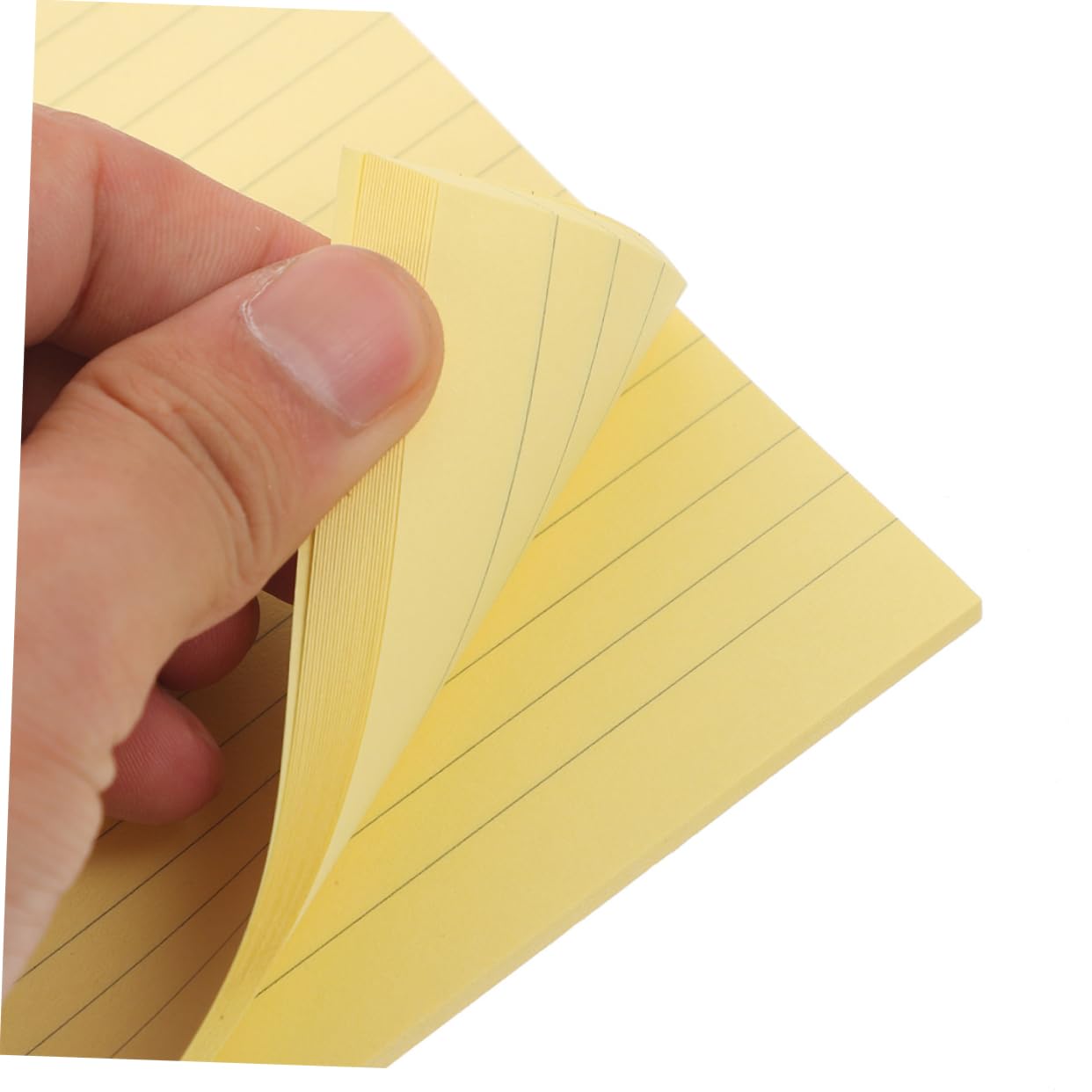 Bloc-notes Juridiques à Lignes, 12 Blocs, Papier Jaune, Portable