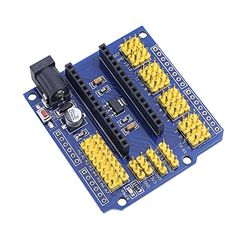 Teyleten Robot Nano Io Expansion Shield Sensor Module For Arduino Uno R3 Nano 3Pcs #TOP2