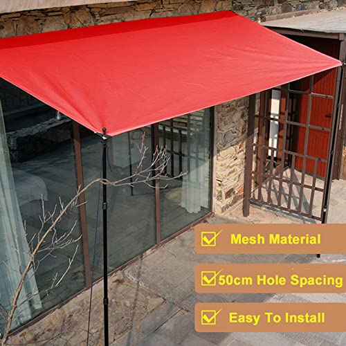 Toile d'ombrage 90% haute densité Rosso durable avec œillets - 3