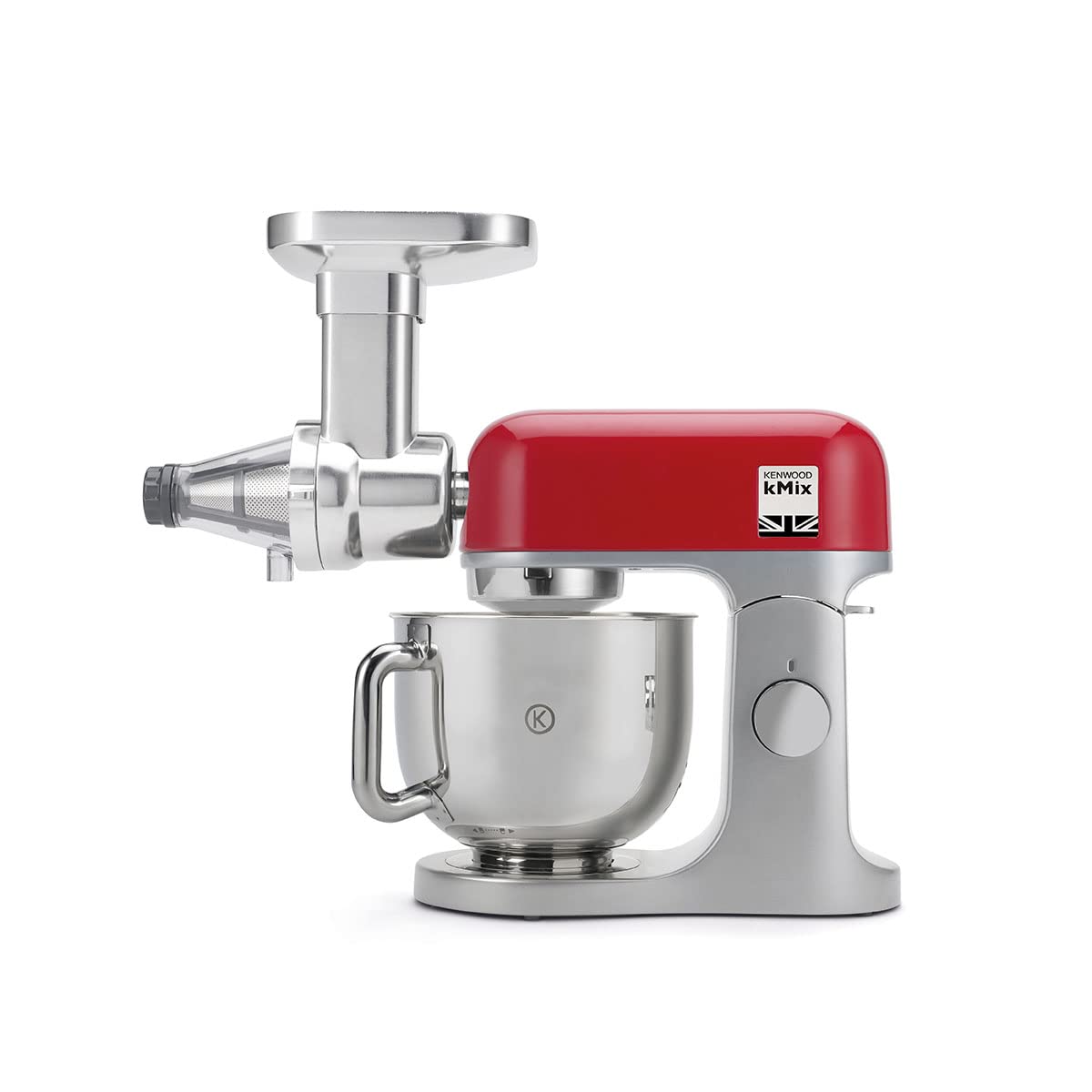 Kenwood Beerenpresse KAX644ME, Zubehör für Kenwood Küchenmaschinen zur Zubereitung von Säften und Fruchtpürees, Gebürstetes Aluminium