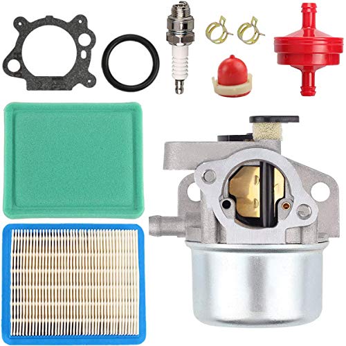 ZAMDOE 799871 799866 Carburateur pour Briggs & Stratton 790845 796707 794304 Carb Craftsman, Kit de Mise au Point pour Moteur 675 675ex 725ex Series, avec Filtre à air, Joint, Bougie d'allumage