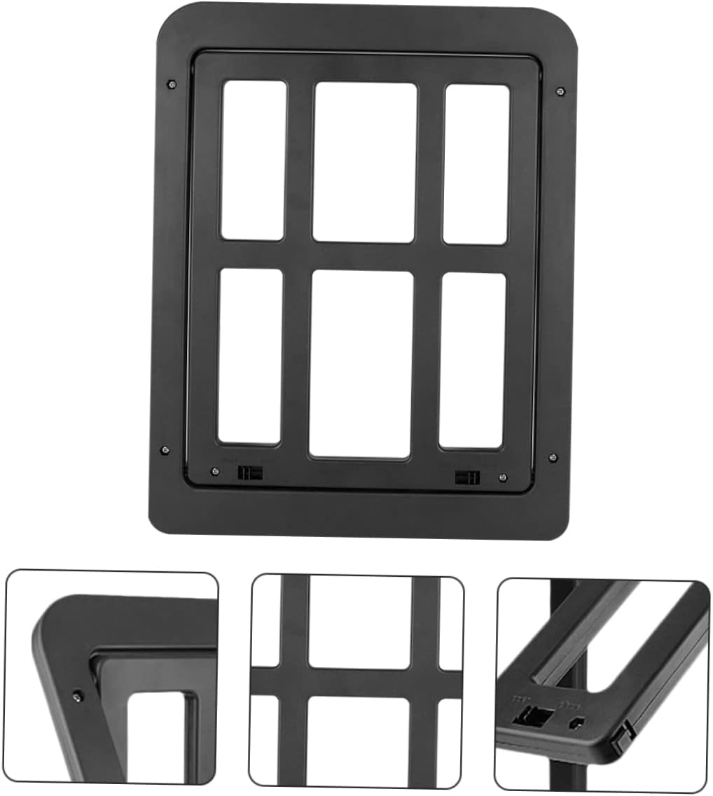 BESPORTBLE Lockable Sliding Door Pet Screen Gate Doggy Door for Small/Medium Dogs Cats