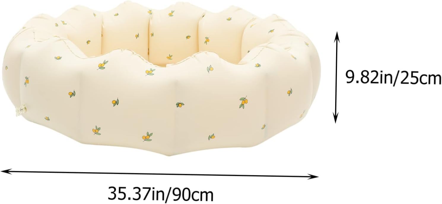 VICASKY Wear-Resistant Inflatable Boy Girl Pool Fun Flower-Shaped Swimming Pool for Boys and Girls Design for for Hot Days