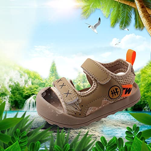 sfdgfhyf Unisex Toddler Girls Party Shoes Baby Shoes Boys' Baotou Sandals Walking Shoes Soft Sole Baby Female Sandals4