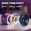 YLL Mini Karaoke Machine with 2 Wireless Microphones, TOP Kids Gifts for Girls Ages 3, 4, 5, 6, 7, 8, 9, 10, 11, 12 +Years Old, 4-12th Christmas Birthday Toy Gift for Girls Boys Party (Purple) #2
