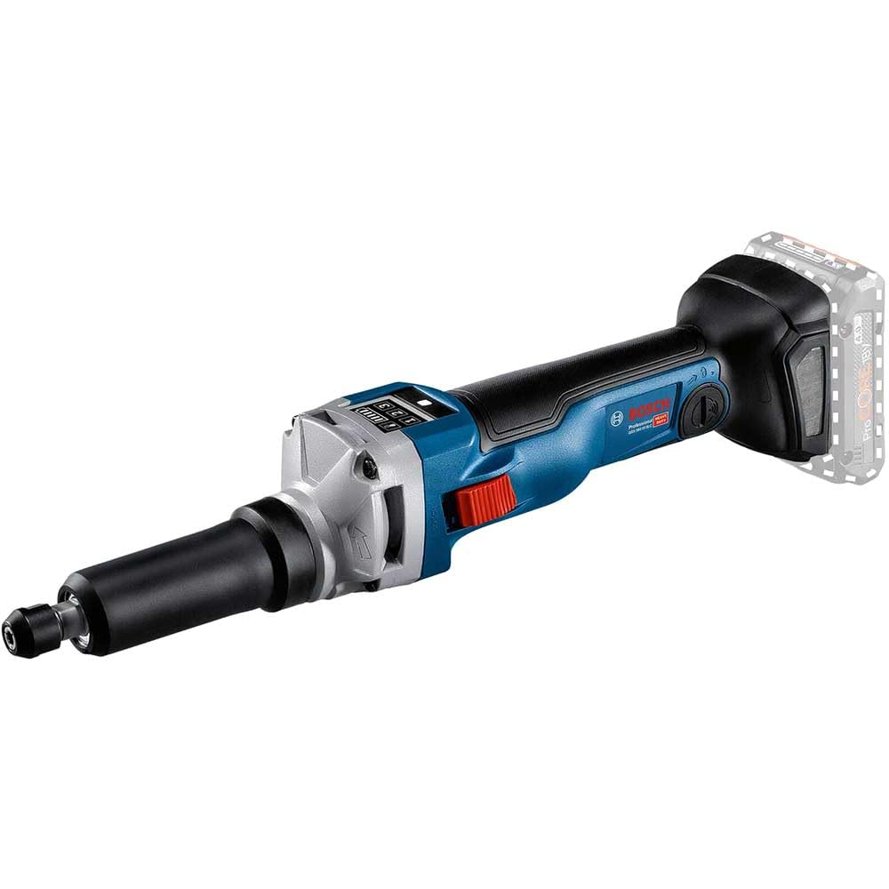 Bosch Professional 18V System amoladora recta a batería GGS 18V-10 SLC (incl. 2 llaves de 19 mm, pinza de fijación con tuerca de apriete de 6 mm, sin batería/cargador)