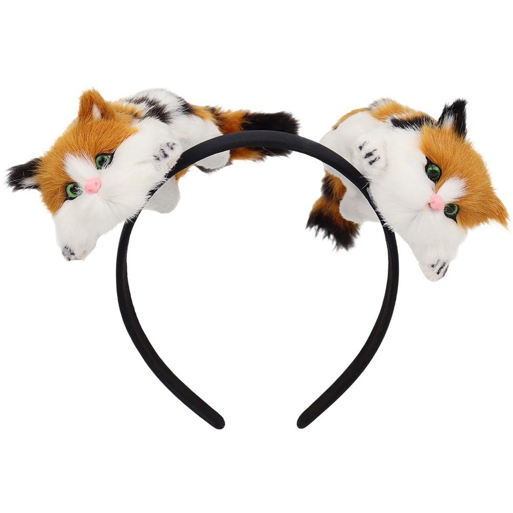 Bandeau pour le visage en peluche douce de maquillage et cosplay