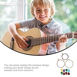 ERINGOGO Strings de Guitare Acoustique Cordes Acoustiques Strings Bass Guitar Strings Copper String: Alloy - Les Beatles, Paul McCartney, John Lennon, RIngo Starr, George Harrison ERINGOGO Strings de Guitare Acoustique Cordes Acoustiques Strings Bass Guitar Strings Copper String: Alloy – Image 5