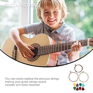 ERINGOGO Strings de Guitare Acoustique Cordes Acoustiques Strings Bass Guitar Strings Copper String: Alloy - Les Beatles, Paul McCartney, John Lennon, RIngo Starr, George Harrison ERINGOGO Strings de Guitare Acoustique Cordes Acoustiques Strings Bass Guitar Strings Copper String: Alloy – Image 5