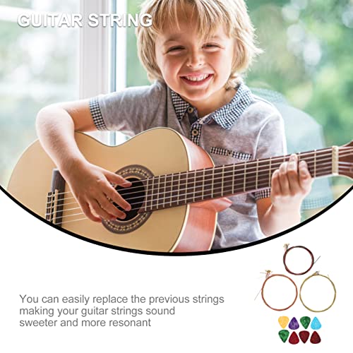 ERINGOGO Strings de Guitare Acoustique Cordes Acoustiques Strings Bass Guitar Strings Copper String: Alloy - Les Beatles, Paul McCartney, John Lennon, RIngo Starr, George Harrison ERINGOGO Strings de Guitare Acoustique Cordes Acoustiques Strings Bass Guitar Strings Copper String: Alloy – Image 6