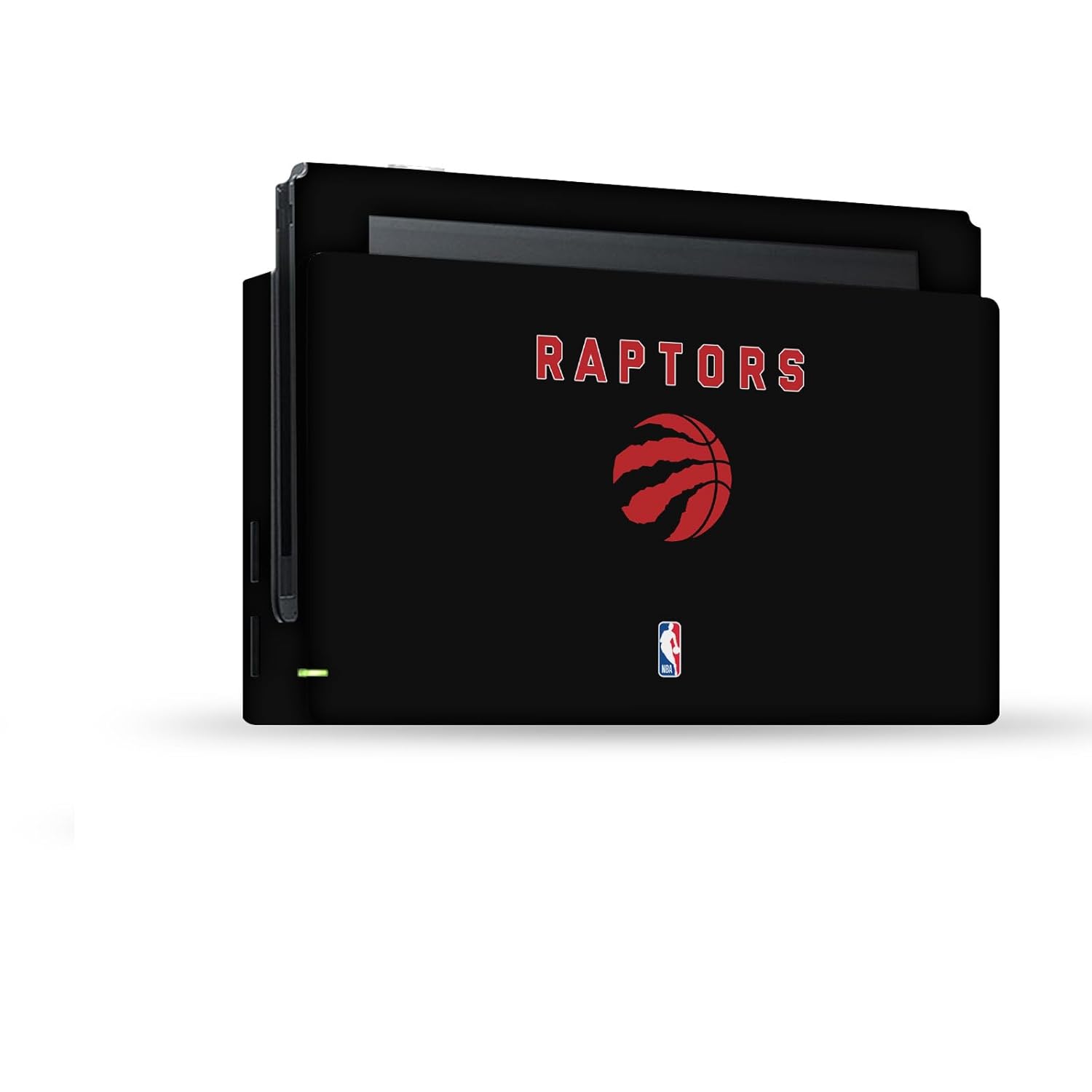 Head Case Designs Officially Licensed NBA Black Design Toronto Raptors Logo Vinyl Sticker Gaming Skin Decal Cover Compatible With Nintendo Switch Console & Dock