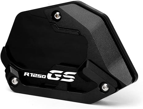 Modeer For R1250GS Rallye HP 2018-2023 Low Suspension Motorcycle CNC Support Extension Plate Kickstand Side Stand Pad Accessories Color Black