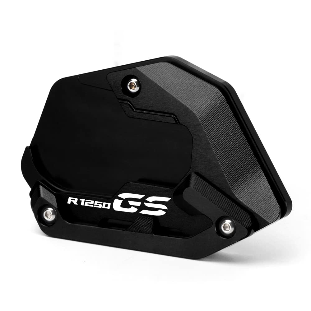 For R1250GS Rallye HP 2018-2023 (Low Suspension) Motorcycle CNC Support Extension Plate Kickstand Side Stand Pad r 1250 gs hp Accessories (black)