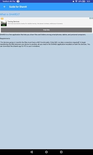 Guide for SHAREit File Transfer