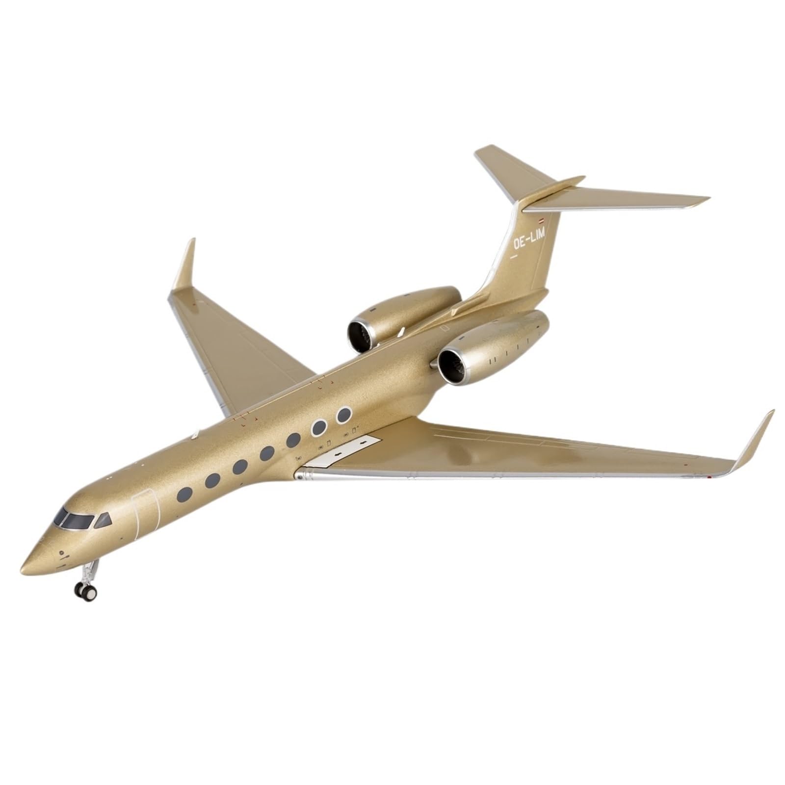 Model redukcyjny samolotu 14CM 1/200 Model Samolotu Zestaw Do Avcon Jet Gulfstream G550 OE-LIM Duży Model Samolotu Odlewanego Ciśnieniowo Model lotniczy Replika samolotu
