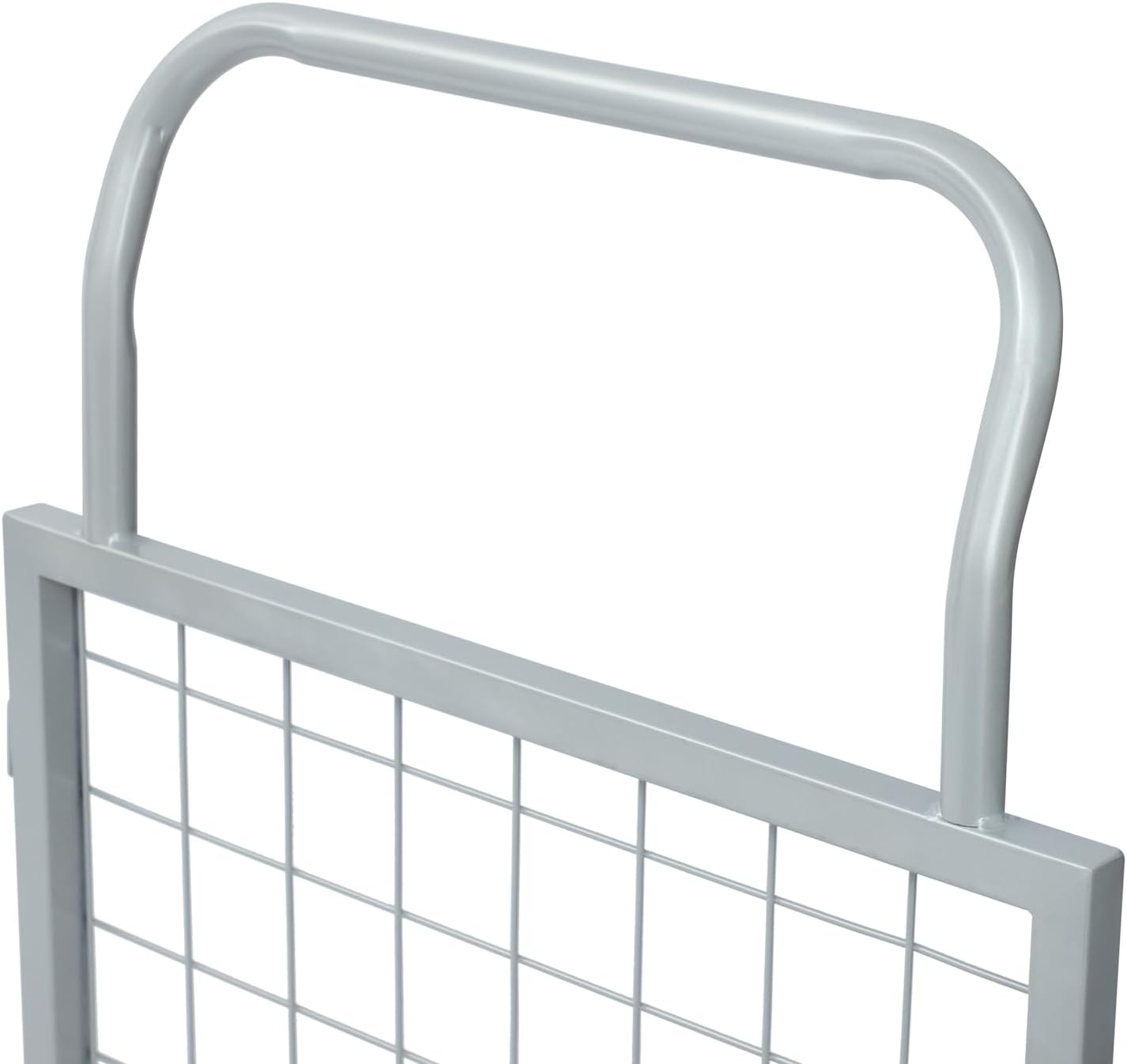Platform Truck Cart with Cage, 4 in 1 Mutipurpose Handcart with Wheels, 1800lbs Capacity Heavy Duty Push Cart Dolly Foldable Flatbed Cart for Workshops Warehouses Supermarkets