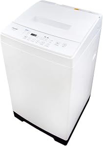 Laveuse portable Panda, laveuse compacte entièrement automatique haut de gamme de 1,7 pi³, capacité de 11 lb, chargement par le haut avec fenêtre pliante – idéale pour appartements, condos et petits espaces – blanc