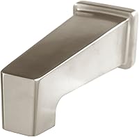 Speakman Kubos S-1568-BN Brushed Nickel Tub Spout Without Diverter - Modern Square Design, Easy Slip-Fit Install