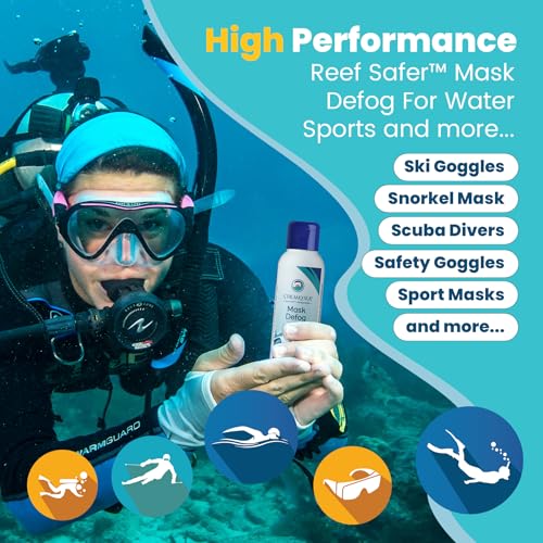 Image of STREAM 2 SEA Reef Safe Anti-Fog Spray for Swim Goggles, Snorkel, Scuba & Ski Masks - Defogger for Diving, Snorkeling - 2Fl Oz