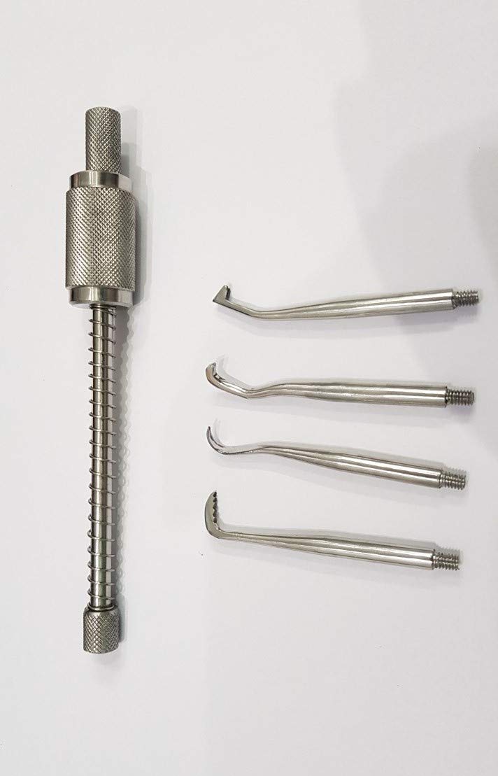TRUBIOLOGY Dental Crown Remover Set of 4 Tip Stainless Steel-image-22