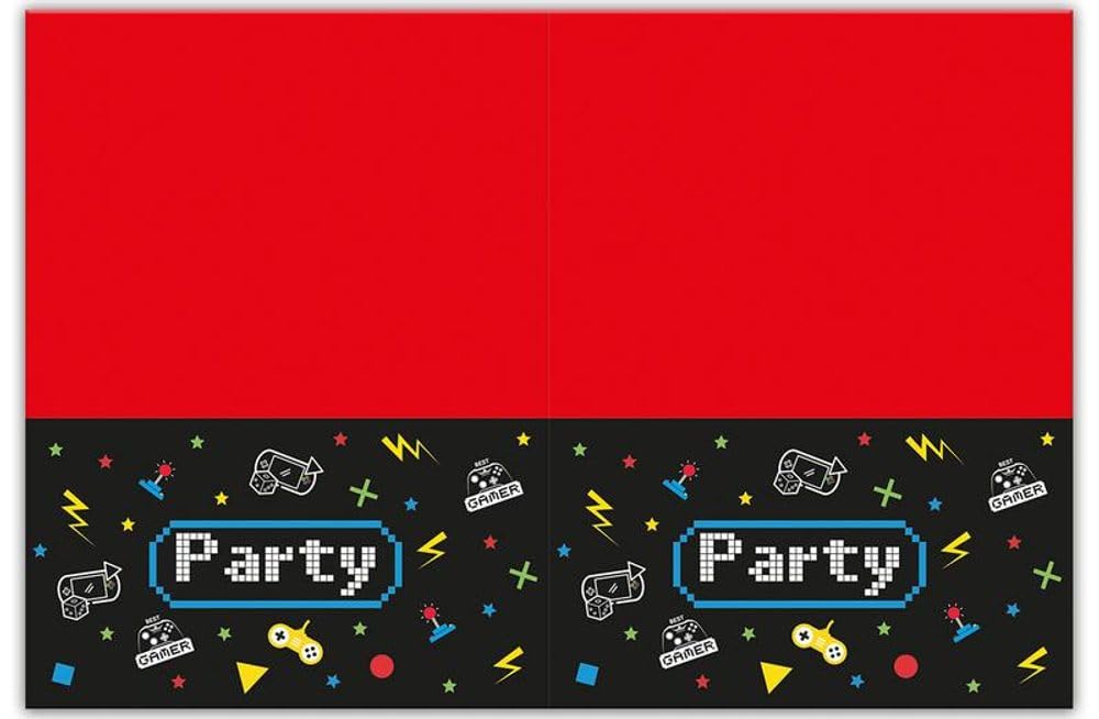 Procos Multicolored - Videogame Gaming Party Plastic Tablecloth (180 X 120 Cm), Multi-Colour, 93773