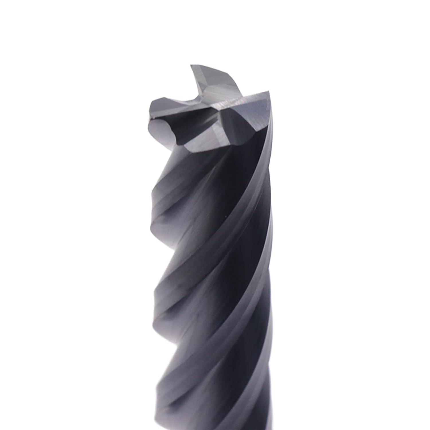 BestParts High Performance Solid Carbide Long End Mill, AlTiN Coated, 4 Flute, 30 Degree Helix, 1/2" Cutting Diameter, 1/2" Shank Diameter, 3" Length of Cut, 6" Overall Length