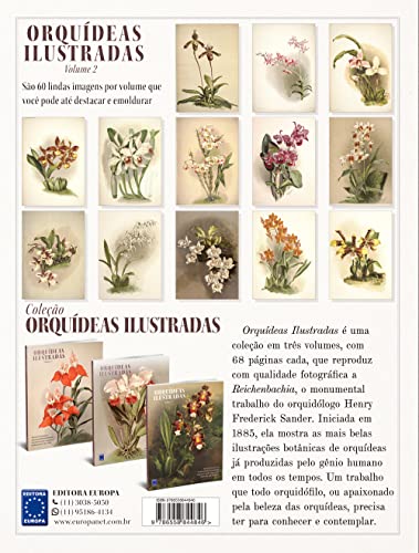 Orquídeas Ilustradas (Coleção 3 Volumes)