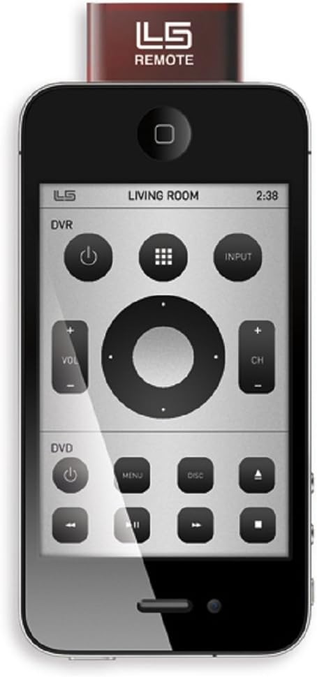 L5 Universal Remote Control for iPhone, iPad and iPod Touch (works with most media center brands of TVs, DVD Players, DirectTV, Xbox 360, Apple TV and more)