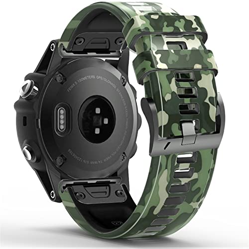Bracelet silicone de remplacement Garmin Fenix 5 agate 22mm