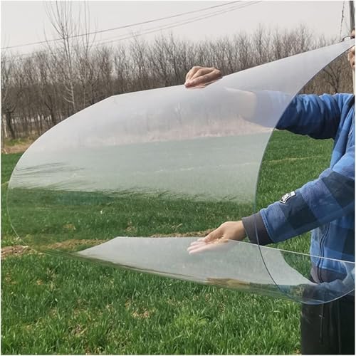 Kanduo Klare Acryl-Kunststoffplatte, UV-beständiger Polycarbonat-Pavillon for die Unterbringung von Carports auf dem Dach, 1 mm dick(1.22X2m)