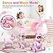 Robot Cat Interactive Toys for Girls: Remote Control Electronic Pink Kitty Pets - Robotic Can Dancing Touch Programmable Mechanical Cat for Kids Age 4-9 Christmas/Birthday Surprise Gifts