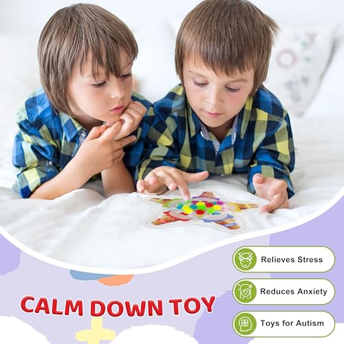 Color Sorting Sensory Toys for Toddlers, Color Matching Fidget Toys for Calming, Preschool Learning Montessori Toy Travel Fine Motor Skills Game for Kids Boys Girls Ages 3-5 - Image 5
