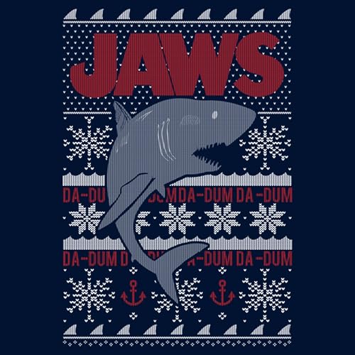 Jaws Sweater Mens Pullover Crew Fleece2