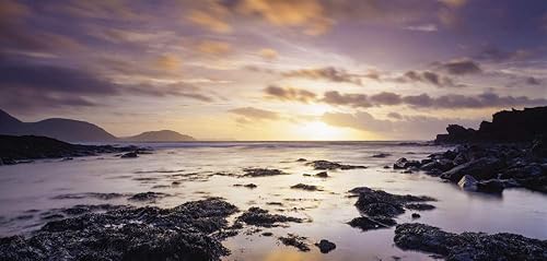 Posterazzi DPI1839773Large Isla de Man Near Peel - Impresión fotográfica, 63.8 x 30.7 in, multicolor