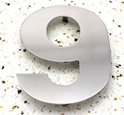 Chiffre 9 SS100 12 pour remplacer un vieux numéro de maison invisible