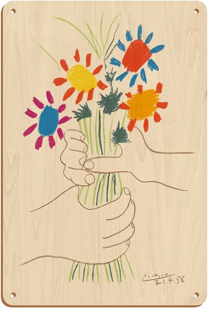 ピカソ 花束 リトグラフ 1958年 ピカソ 花束 リトグラフ 1958年 ピカソ 花束 リトグラフ 1958年 Amazon