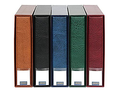 LINDNER Das Original Set PUBLICA M: Raccoglitore 3530 con Custodia di pezione 3531 Blu