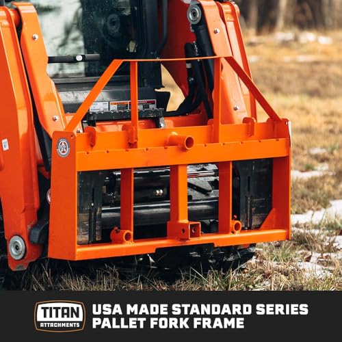 image for Titan Attachments USA Made Standard Series Pallet Fork Frame Attachmen