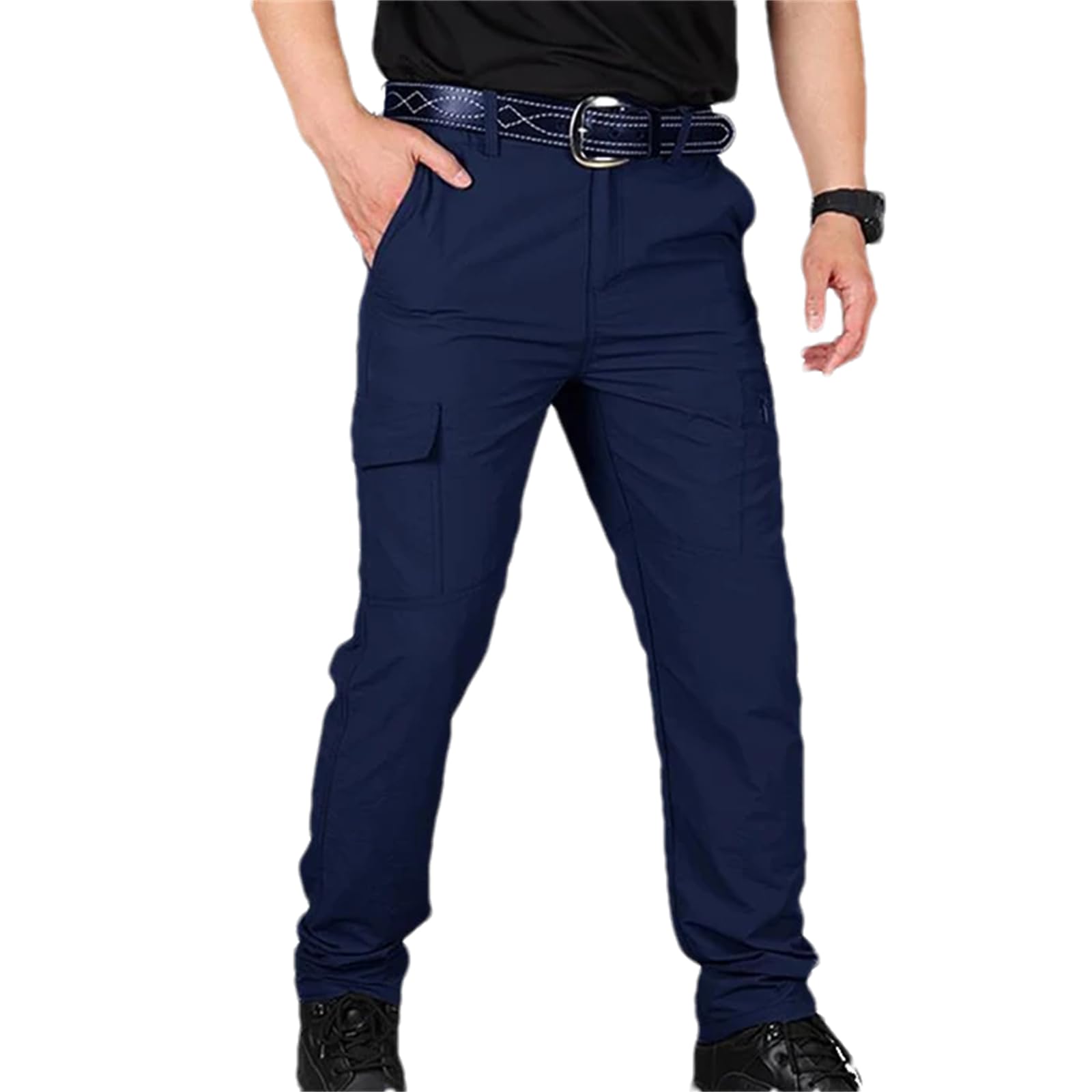 Hndudnff Militari - Pantaloni tattici da uomo, stile militare, con tasche multiple