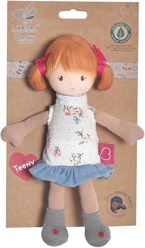Miniatura 2 de Tikiri Muñeca orgánica Teeny con cabeza de goma natural