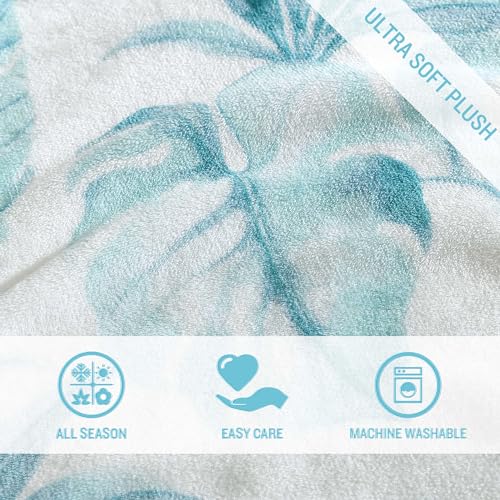 Tommy Bahama - Throw Blanket, Plush Fleece Bedding, Tropical Bedding Set for Bed or Couch (Waimea Bay Green, 50" x 70") by Tommy Bahama - Image 4