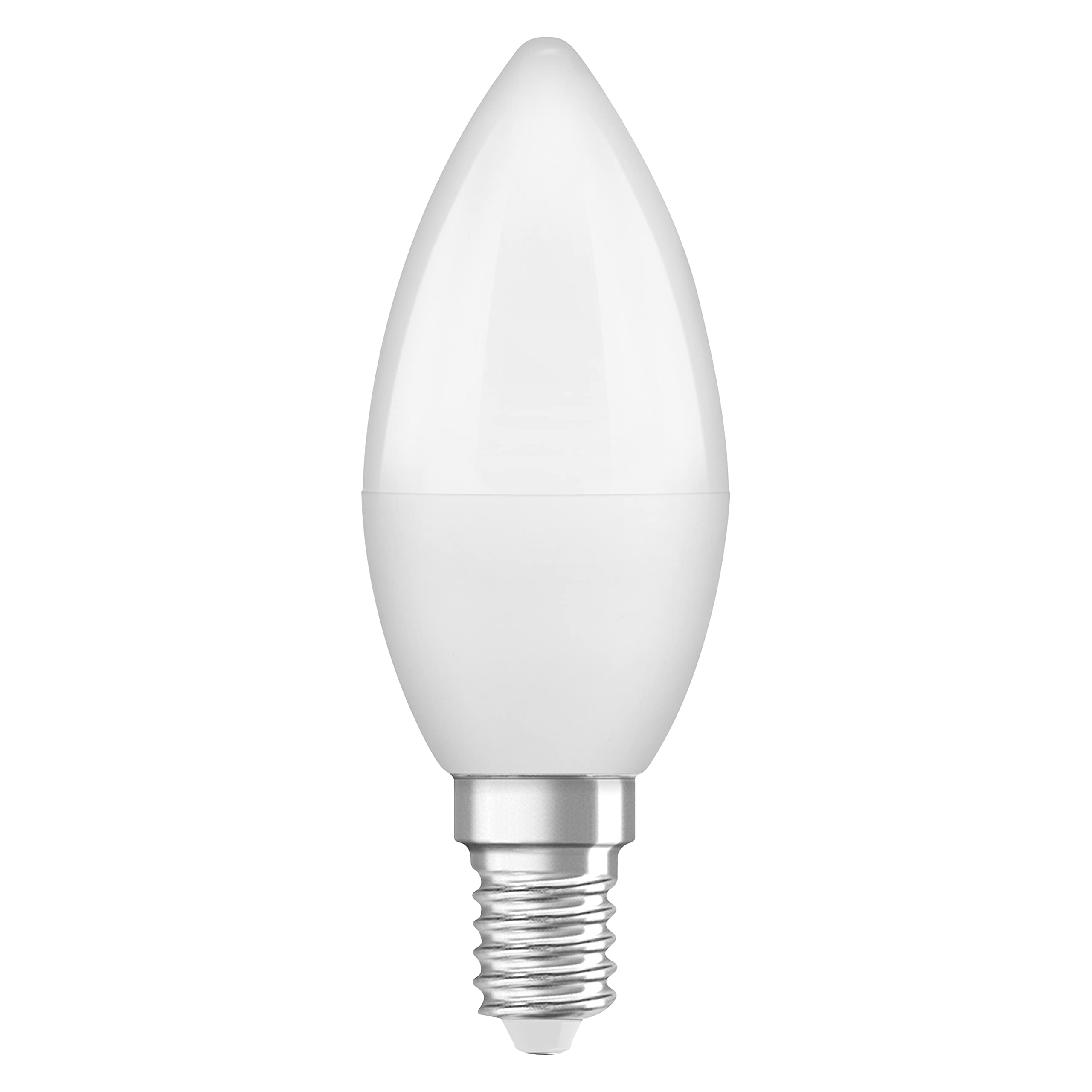 OSRAM LED Base Classic B, a forma di candela con base E14, non dimmerabile, sostituisce 40 Watt, opaco, bianco caldo - 2700 Kelvin, confezione da 40 pz.