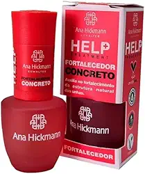 Fortalecedor de Unhas Ana Hickmann Treatment Help - Fortalecedor Concreto 9ml - Para Unhas de Aço, Crescimento Rápido e Anti-Descamação