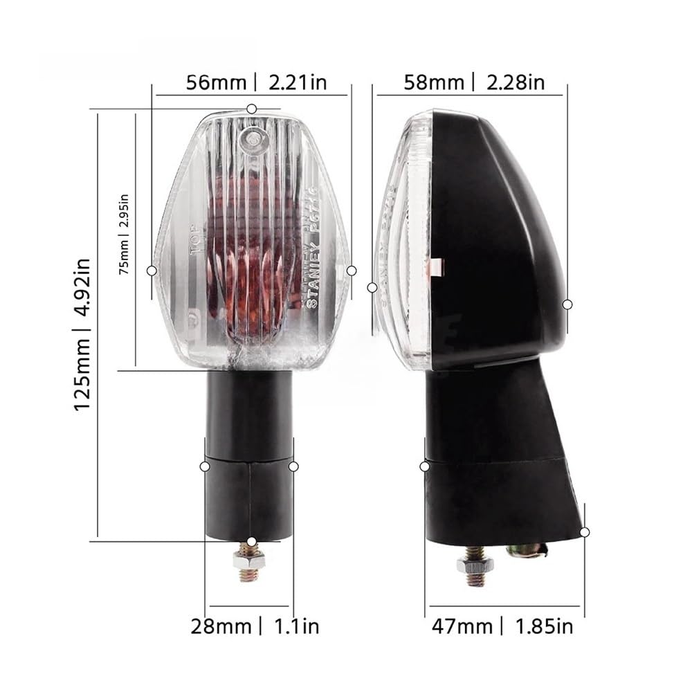 Luz De Señal De Giro para Ho&nda CBR600RR CBR600F CBR600 F3 F4 CBR 600F4I Lámpara Indicadora De Motocicleta Intermitente Vuelta Luces