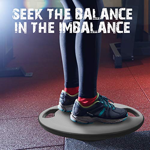image for Yes4All Plastic Wobble Balance Board-Round Balance Trainer Board, Wobb
