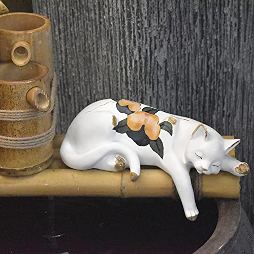 Simulation de statue d'animal en résine durable pour aménagement de bureau extérieur - 6