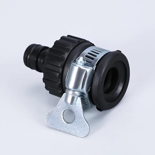 1pc/2pcs Durable Universal Water Faucet Adapter Plastic Hose Fitting Quick Connect Fitting Tap for Car Washing Garden Irrigation (1pc)