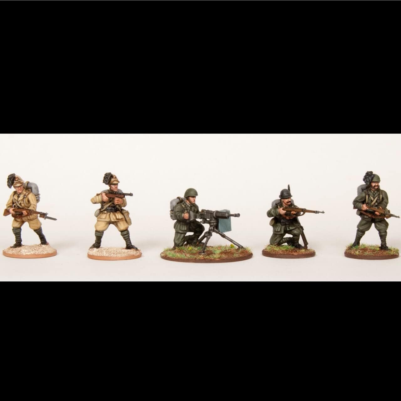 Wargames Atlantic World Ablaze - The Second World War 1939-1945: Italian Infantry (32 Multi Part Hard Plastic 28mm Figures)…